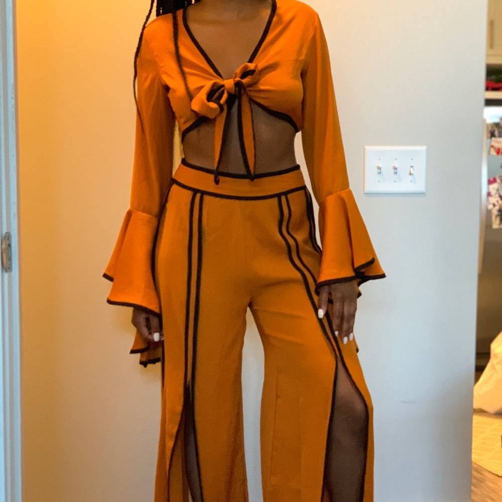 Nasty Gal 2-Piece Matching Orange